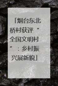 烟台东北桥村获评“全国文明村”：乡村振兴展新貌