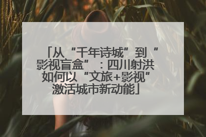 从“千年诗城”到“影视盲盒”：四川射洪如何以“文旅+影视”激活城市新动能