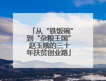 从“铁饭碗”到“杂粮王国” 赵玉娥的三十年扶贫创业路