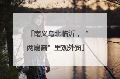 南义乌北临沂，“两扇窗”里观外贸