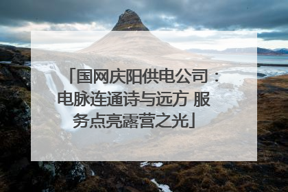 国网庆阳供电公司：电脉连通诗与远方 服务点亮露营之光