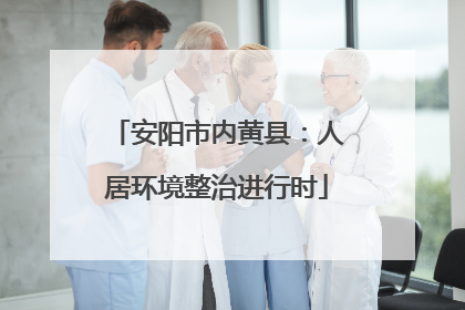 安阳市内黄县：人居环境整治进行时