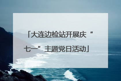 大连边检站开展庆“七一”主题党日活动