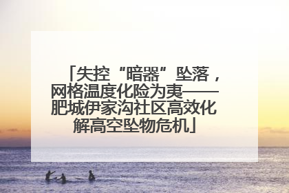 失控“暗器”坠落，网格温度化险为夷——肥城伊家沟社区高效化解高空坠物危机