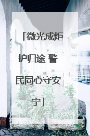 微光成炬护归途 警民同心守安宁