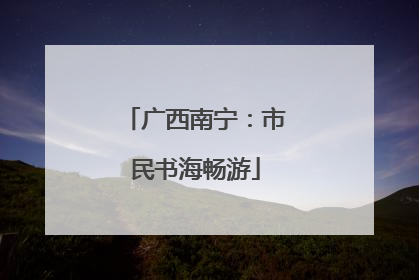 广西南宁：市民书海畅游