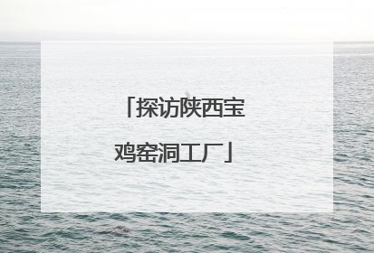 探访陕西宝鸡窑洞工厂