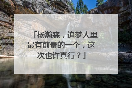 杨瀚森，追梦人里最有前景的一个，这次也许真行？