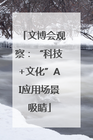文博会观察：“科技+文化”AI应用场景吸睛