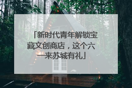 新时代青年解锁宝藏文创商店，这个六一来苏城有礼