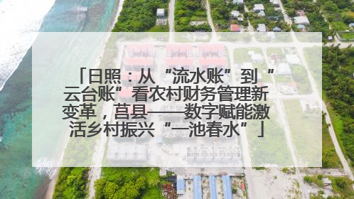 日照：从“流水账”到“云台账”看农村财务管理新变革，莒县——数字赋能激活乡村振兴“一池春水”