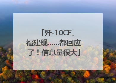 歼-10CE、福建舰……都回应了！信息量很大