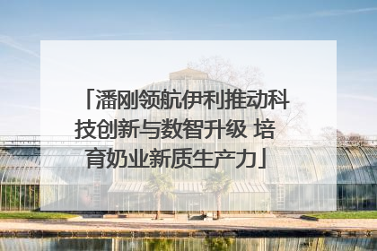 潘刚领航伊利推动科技创新与数智升级 培育奶业新质生产力