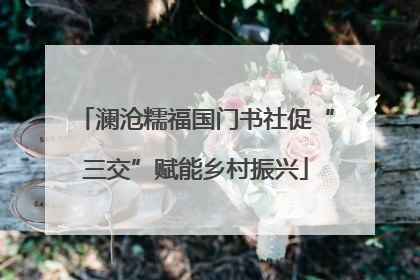 澜沧糯福国门书社促“三交”赋能乡村振兴