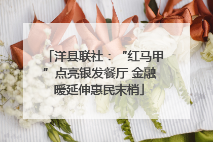 洋县联社：“红马甲”点亮银发餐厅 金融暖延伸惠民末梢