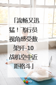 流畅又迅猛！飞行员视角感受数架歼-10战机空中近距格斗