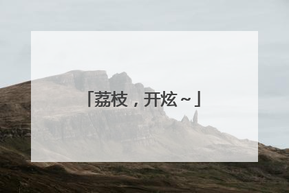 荔枝，开炫～