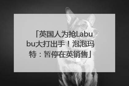 英国人为抢Labubu大打出手！泡泡玛特：暂停在英销售