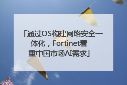 通过OS构建网络安全一体化，Fortinet看重中国市场AI需求