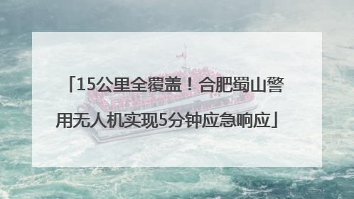 15公里全覆盖！合肥蜀山警用无人机实现5分钟应急响应