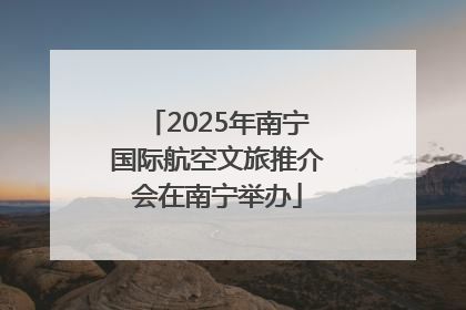2025年南宁国际航空文旅推介会在南宁举办