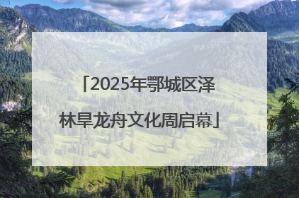 2025年鄂城区泽林旱龙舟文化周启幕