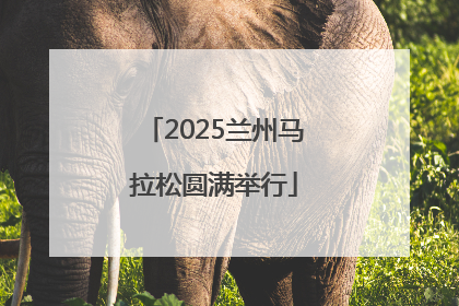 2025兰州马拉松圆满举行