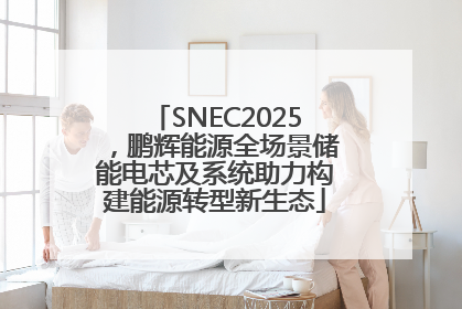 SNEC2025，鹏辉能源全场景储能电芯及系统助力构建能源转型新生态